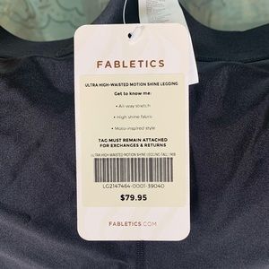 Fabletics High-Waisted Motion Shine Legging - Black
